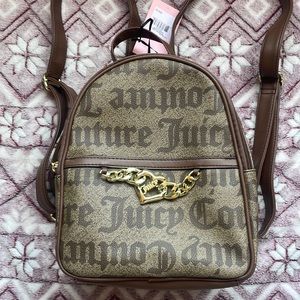 Brown juicy couture mini backpack never used